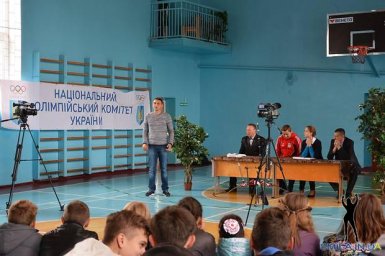 "Локомотив" відвідали олімпійці "Локомотив" відвідали олімпійці